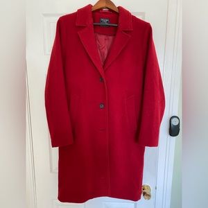 Abercrombie & Fitch Wool Blend Dad Coat